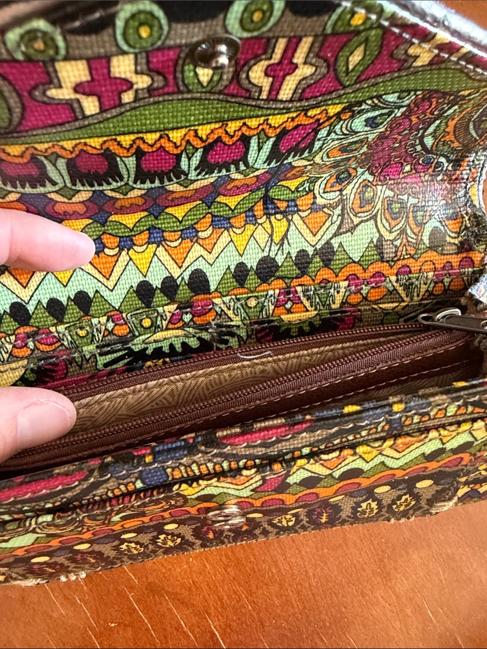 Sacroots Patterned Envelope Wallet - Picture 5 of 11